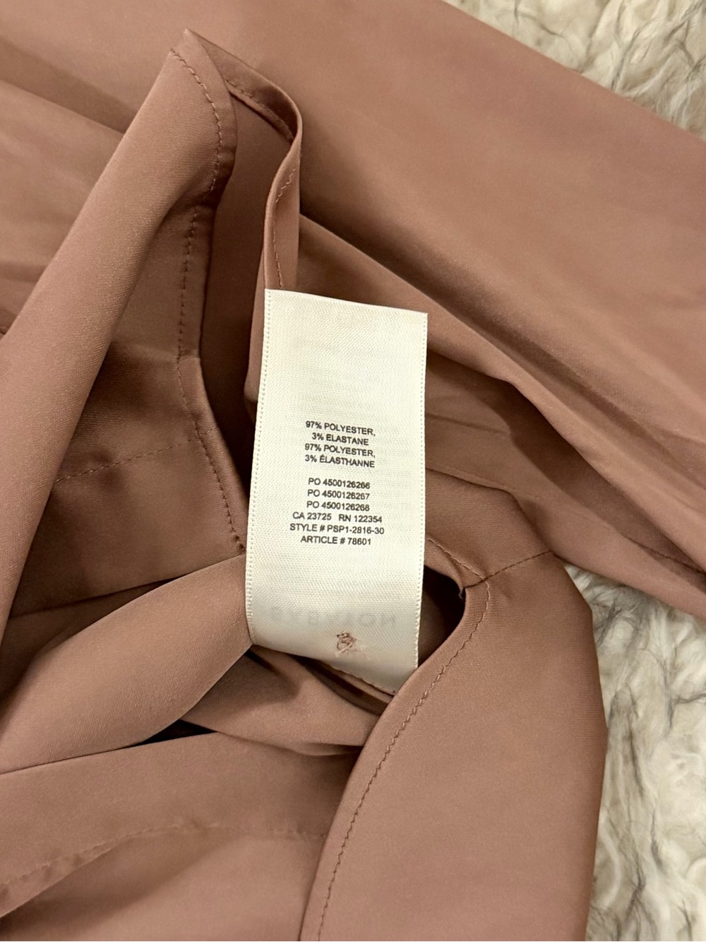 Babaton ‘Amargo’ Satin Blouse - Chesnut - Picture 4 of 6
